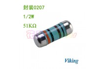 0207無(wú)引腳晶圓電阻51KR精度1%溫漂50PPM